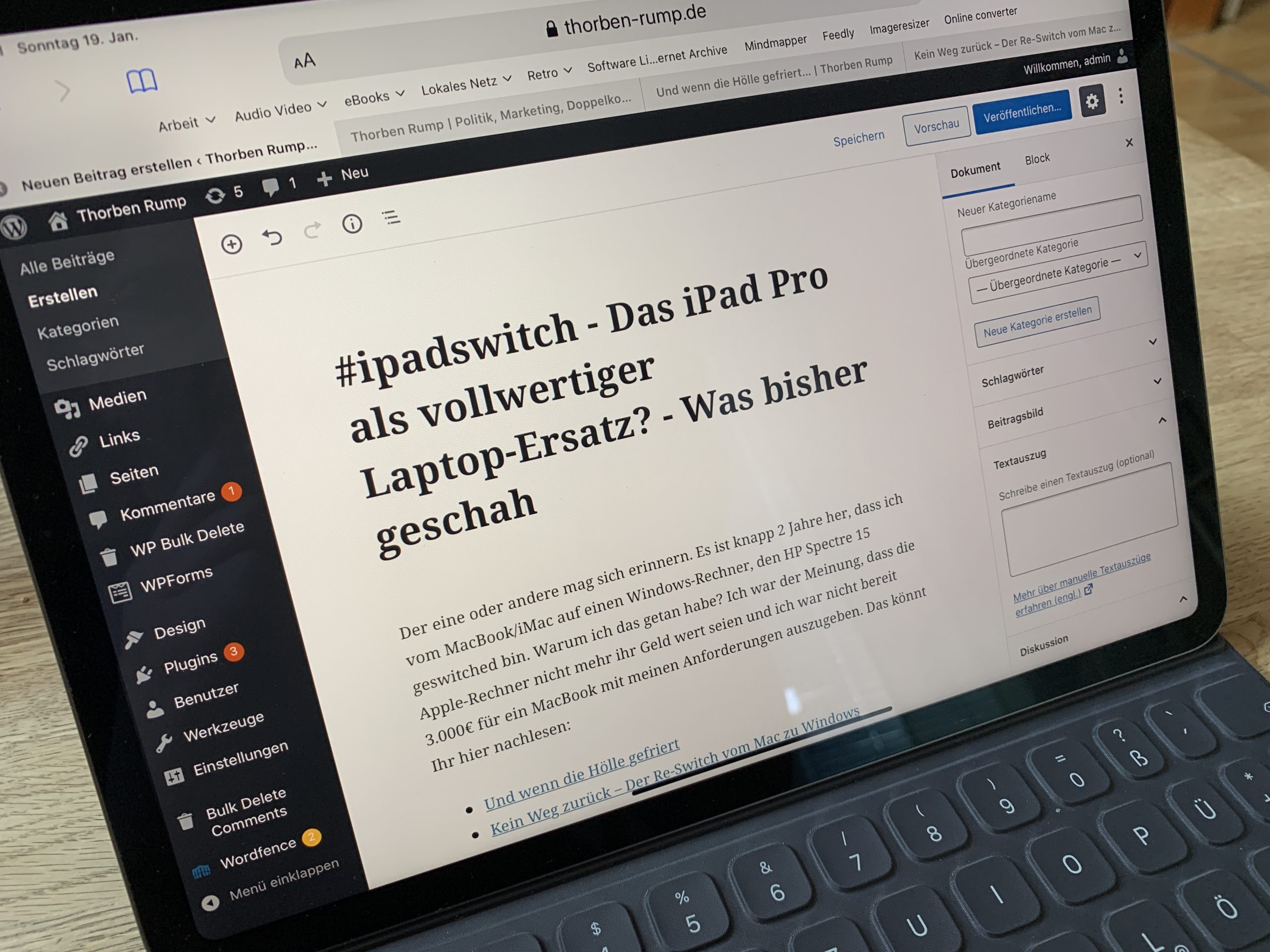 #ipadswitch – Das iPad Pro als vollwertiger Laptop-Ersatz? – Was bisher geschah